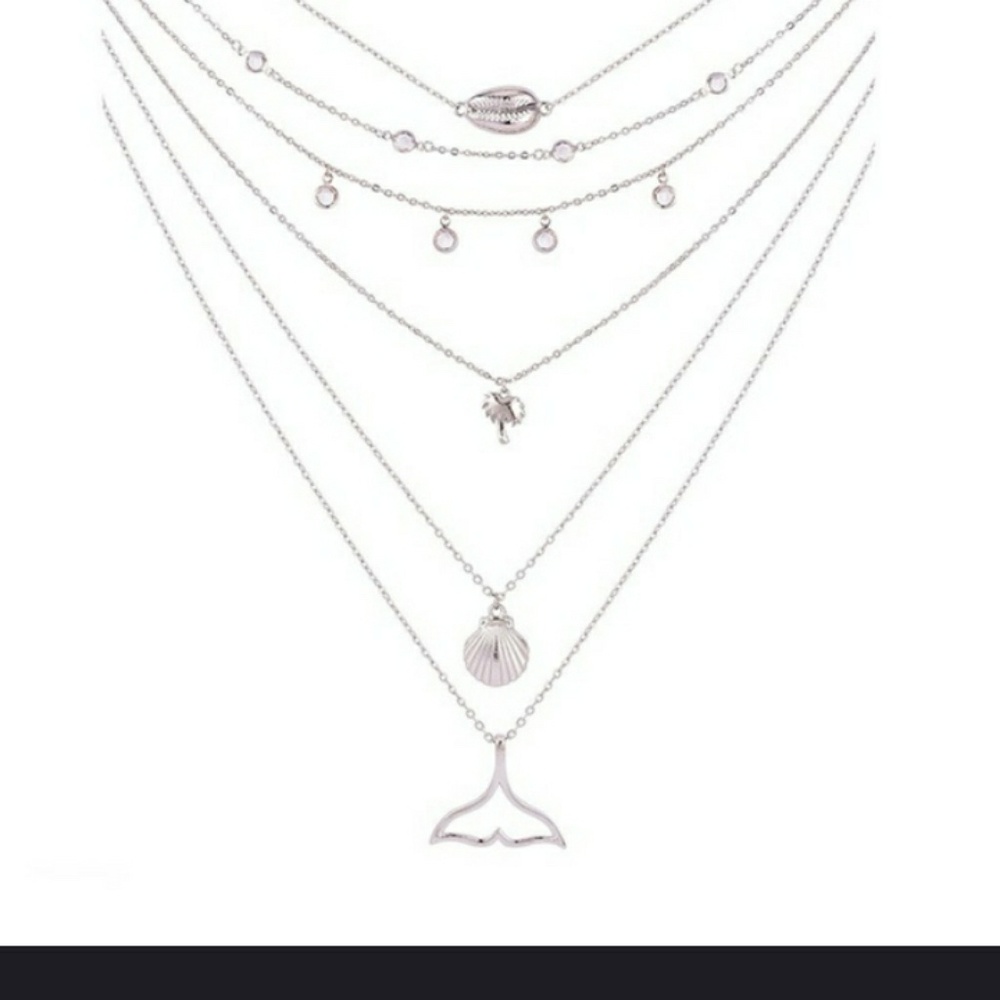🌺BACK IN STOCK 🌻BoHo Sea Necklace(6 layers) - Picture 2 of 6